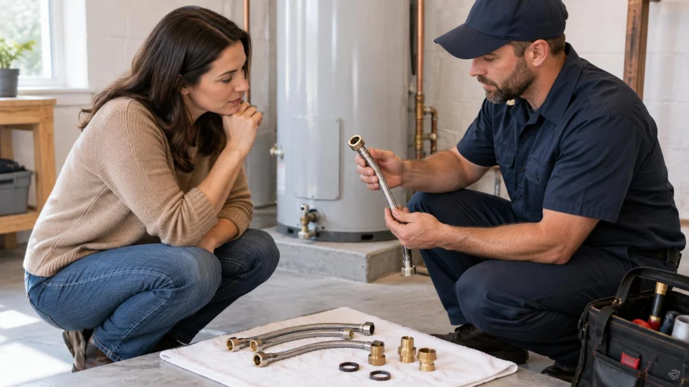 Water Heater Connector Match: Length, Thread, and Material