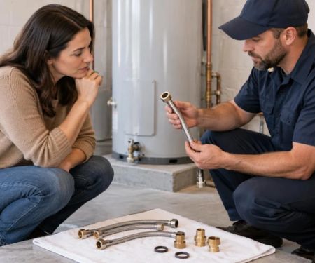 Water Heater Connector Match: Length, Thread, and Material