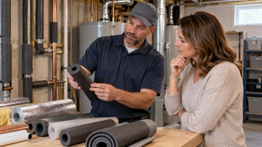 Pipe Insulation Purchase: Diameter, Material, and Location